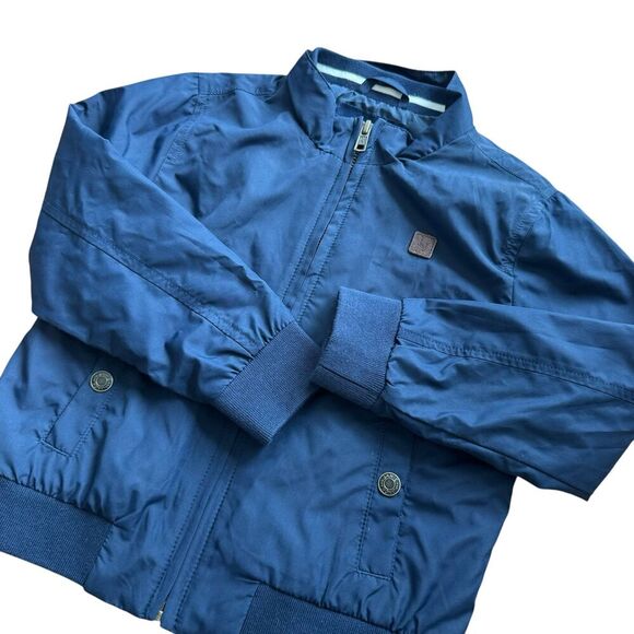 Janie & Jack Navy Blue Windbreaker Jacket Lightweight Toddler Boy Size 3-4 - Picture 2 of 5